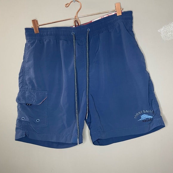 Tommy Bahama Men’s Blue Swim Shorts Size M - Picture 1 of 7